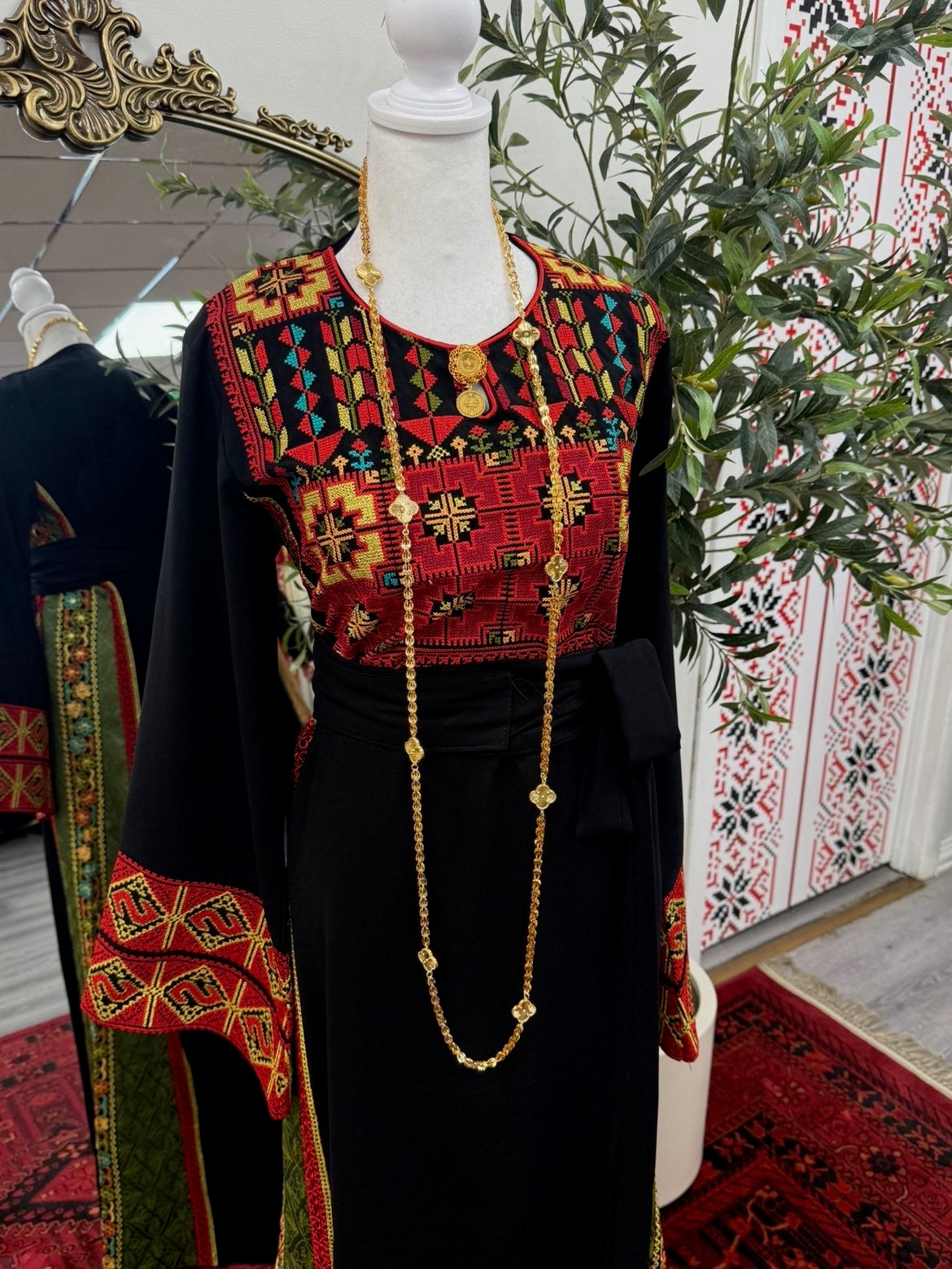 Simple tatreez dress