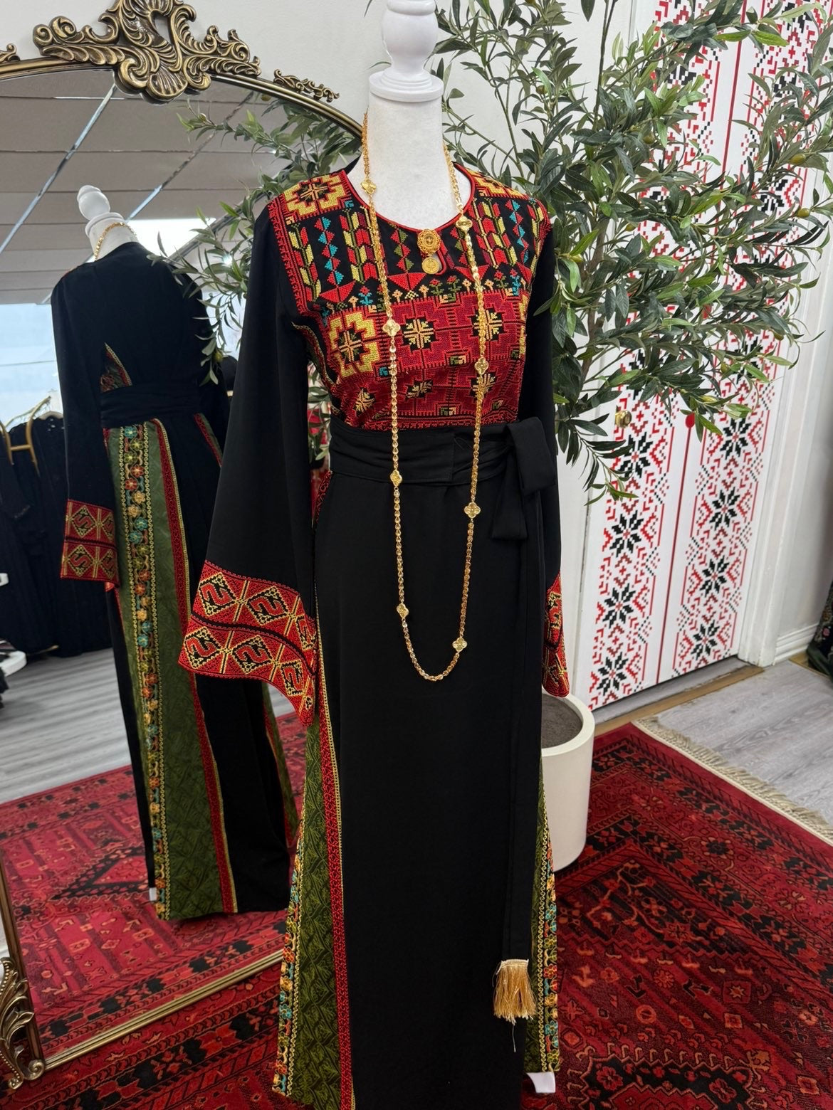 Simple tatreez dress