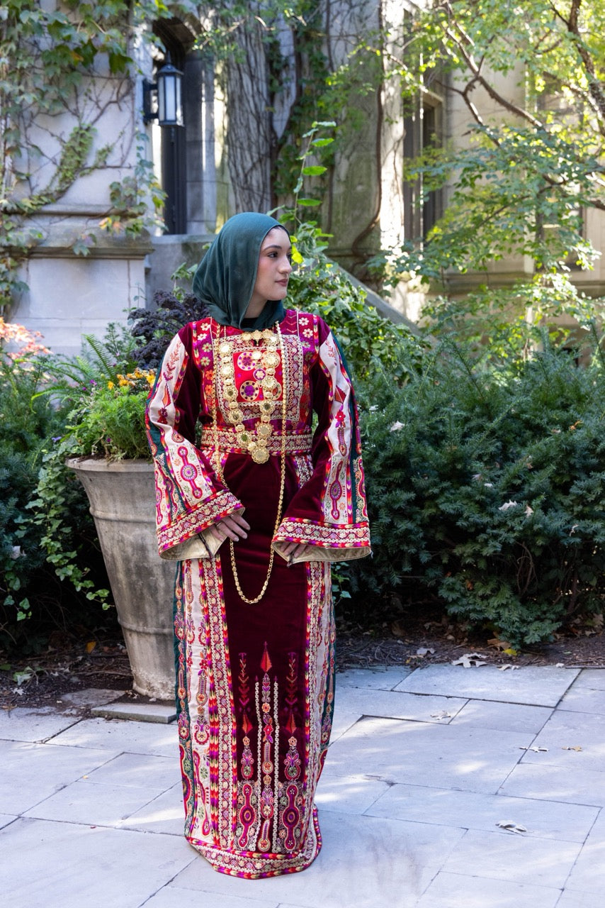 Maroon Velvet Malaka